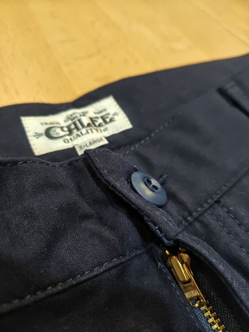 CALEE VINTAGE TYPE　パンツ　ネイビー　XL　新品未使用タグ付き