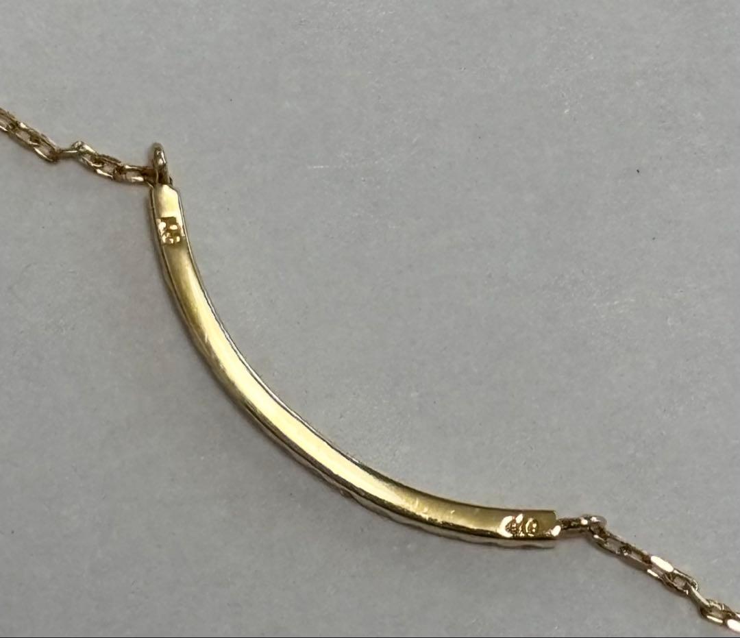 K18 パーティクル ネックレス イエローゴールド