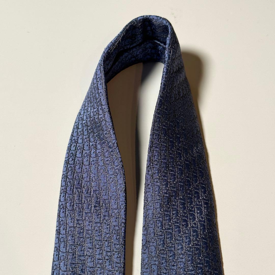 【未使用】 Dior ディオール トロッター オブリーク ネクタイ ナロータイ