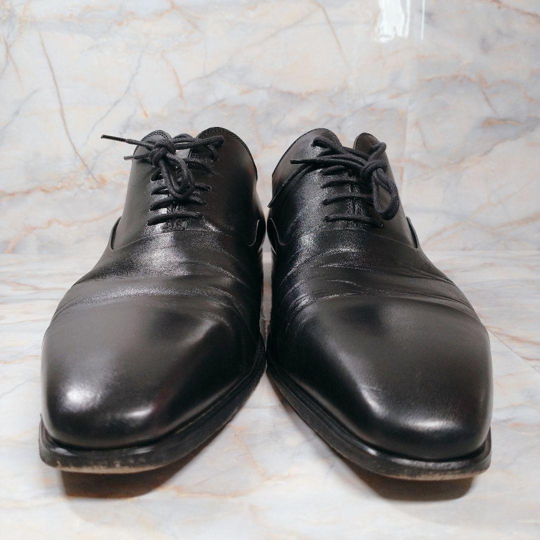 MAGNANNI 内羽根 ストレートチップ 43 黒 本革