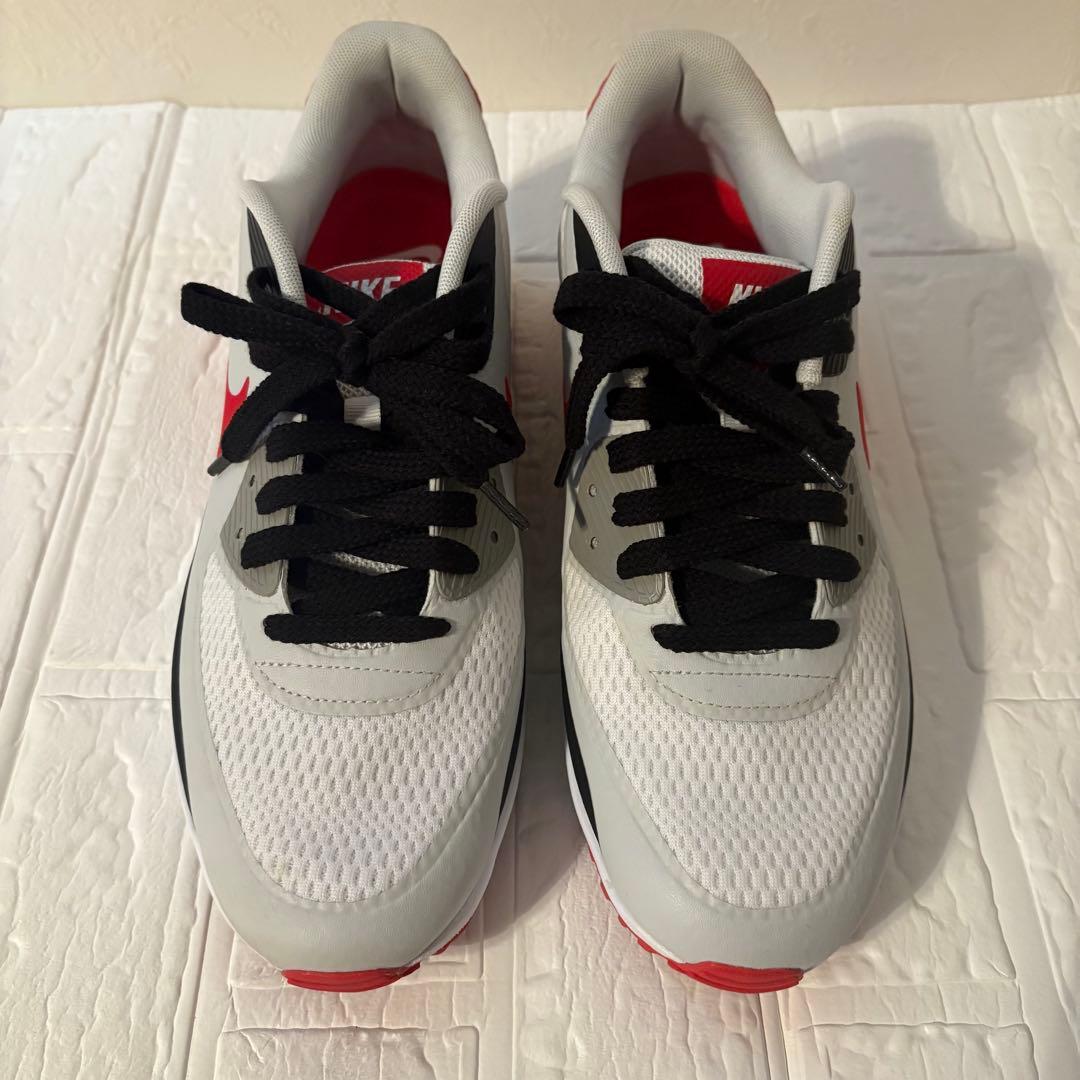 NIKE エアマックス 90G ゴルフシューズ 29cm 白×赤×黒 メンズ