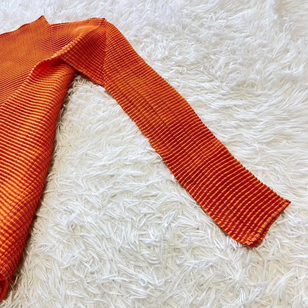 美品 ISSEY MIYAKE FETE ハイネックカットソー プリーツ M