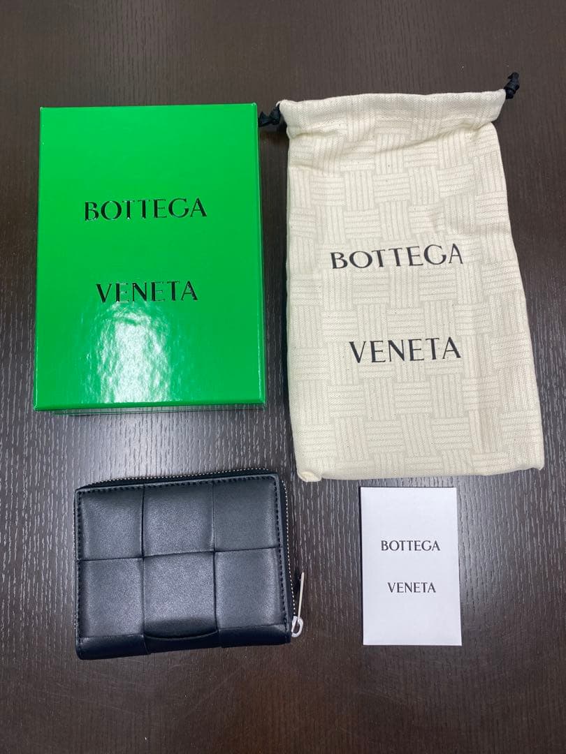【新品・未使用】BOTTEGA VENETA カセットジップアラウンドウォレット