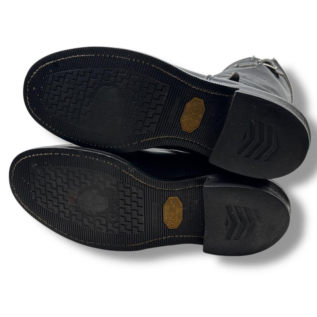 90's■Chippewa【27.0】エンジニアブーツ ブラック 黒 廃盤モデル