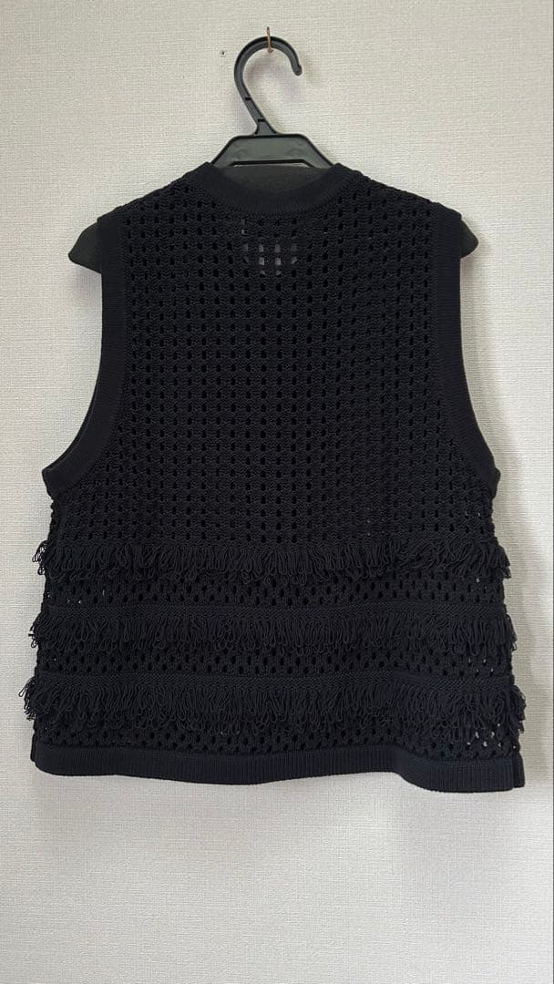 LOULOU WILLOUGHBYフリンジクロッシェジレ　アルアバイル