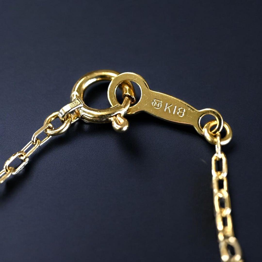 【未使用】ミキモト　花珠級　K18 ステーションパール　ネックレス　アコヤ