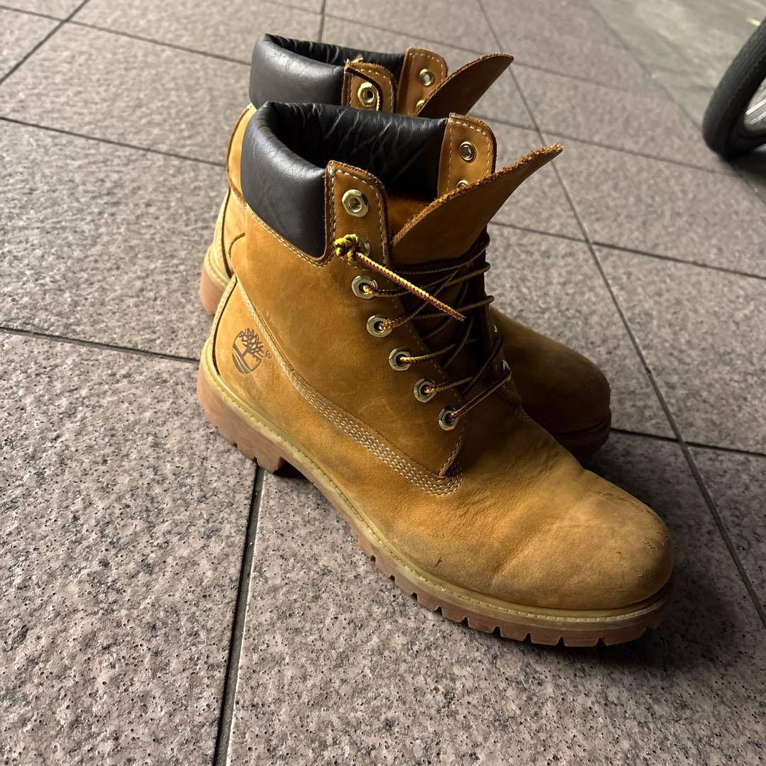 Timberlandプレミアムイエローブーツ