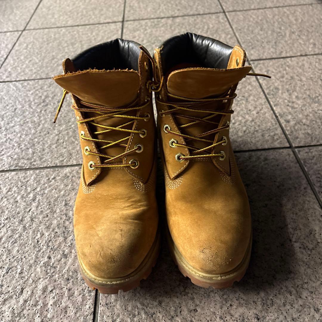 Timberlandプレミアムイエローブーツ