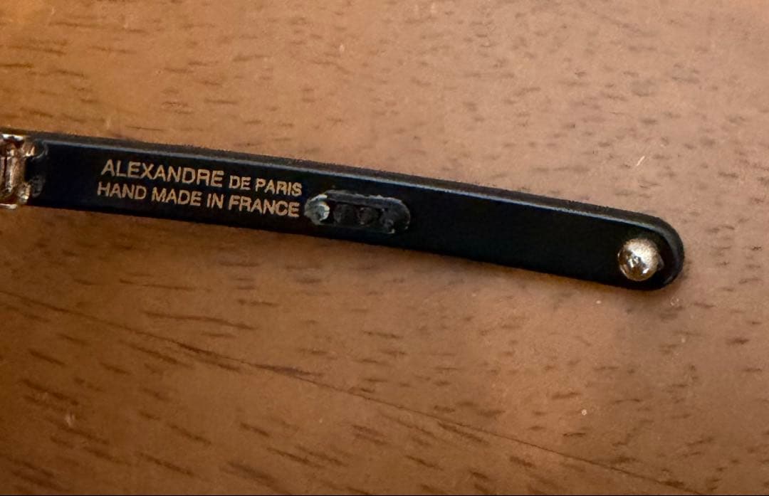 アレクサンドルドゥパリ　ポールピン　黒　美品
