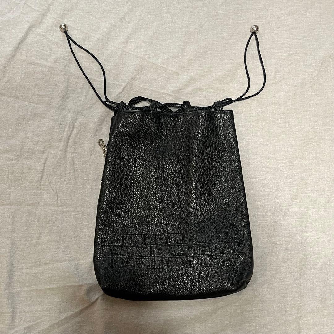 yorozu ヨロズ 巾着バッグ レザーバッグ YOROZU