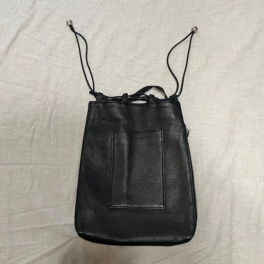 yorozu ヨロズ 巾着バッグ レザーバッグ YOROZU