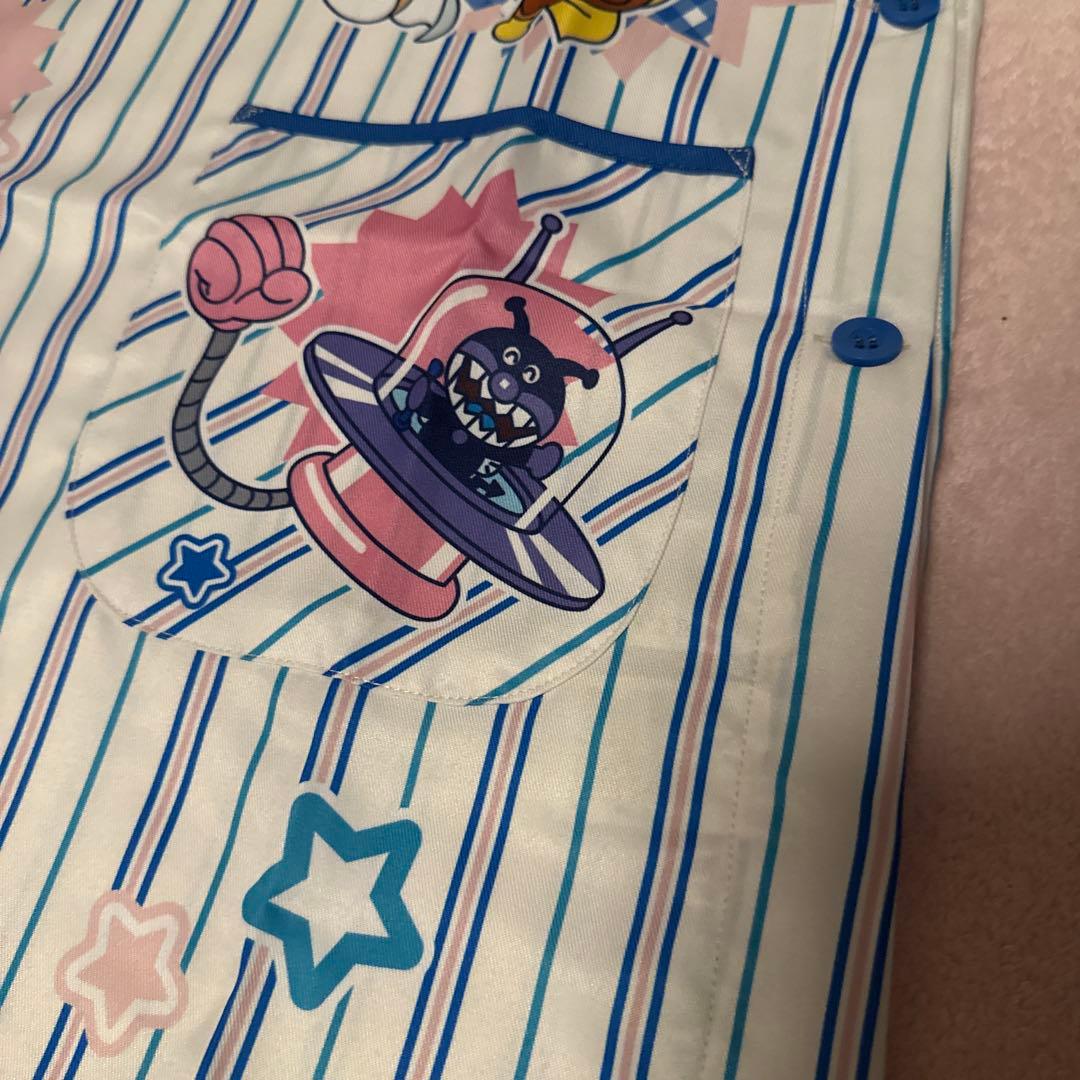 保育士エプロン アンパンマン バイキンマン だだんだん ドキンちゃんコキンちゃん