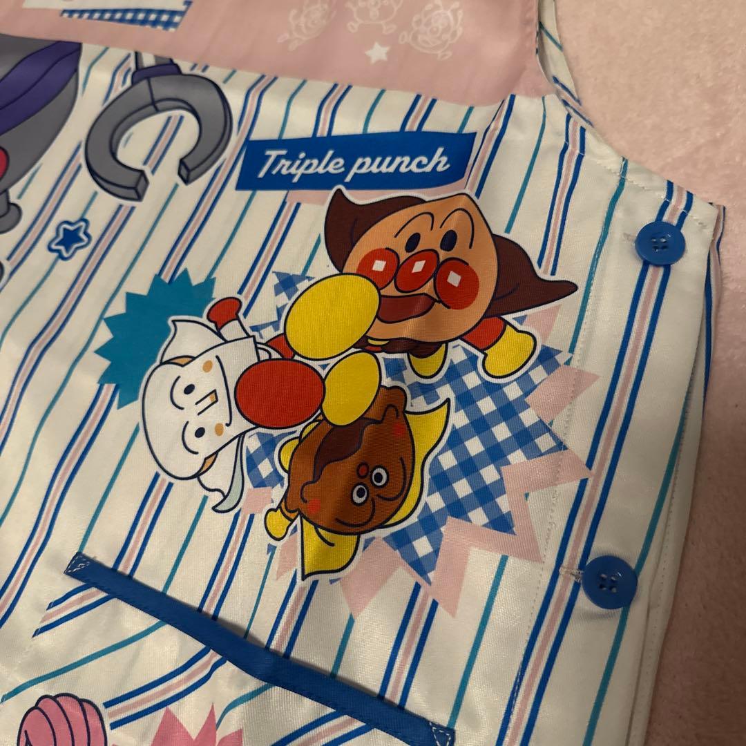 保育士エプロン アンパンマン バイキンマン だだんだん ドキンちゃんコキンちゃん