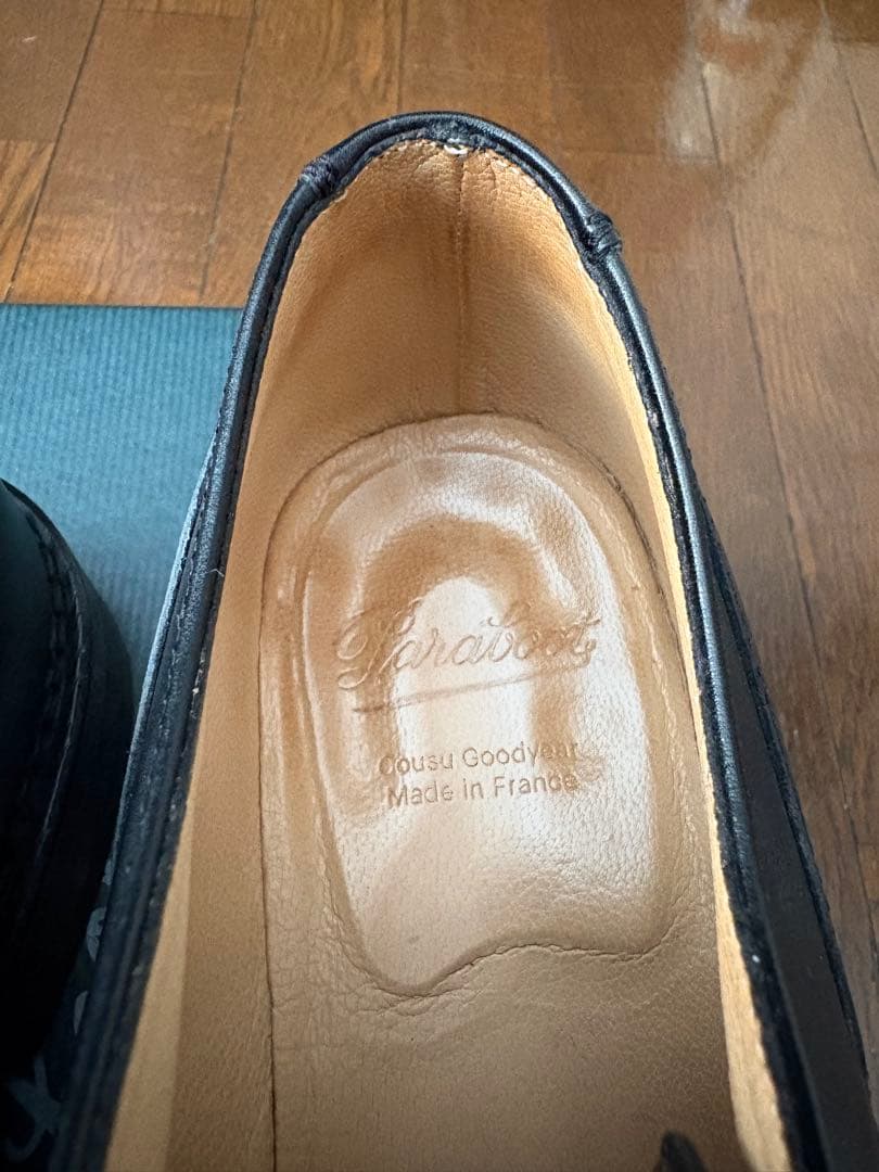 パラブーツ　ドレスシャンボード　ブラック