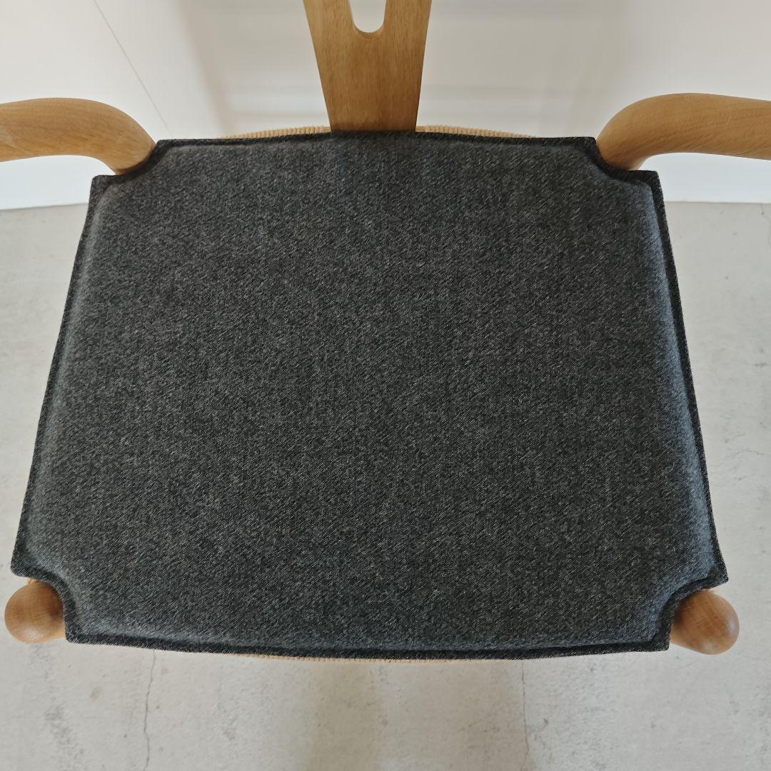 CH24 Yチェア専用 シートクッション　クヴァドラ／メランジェナップ