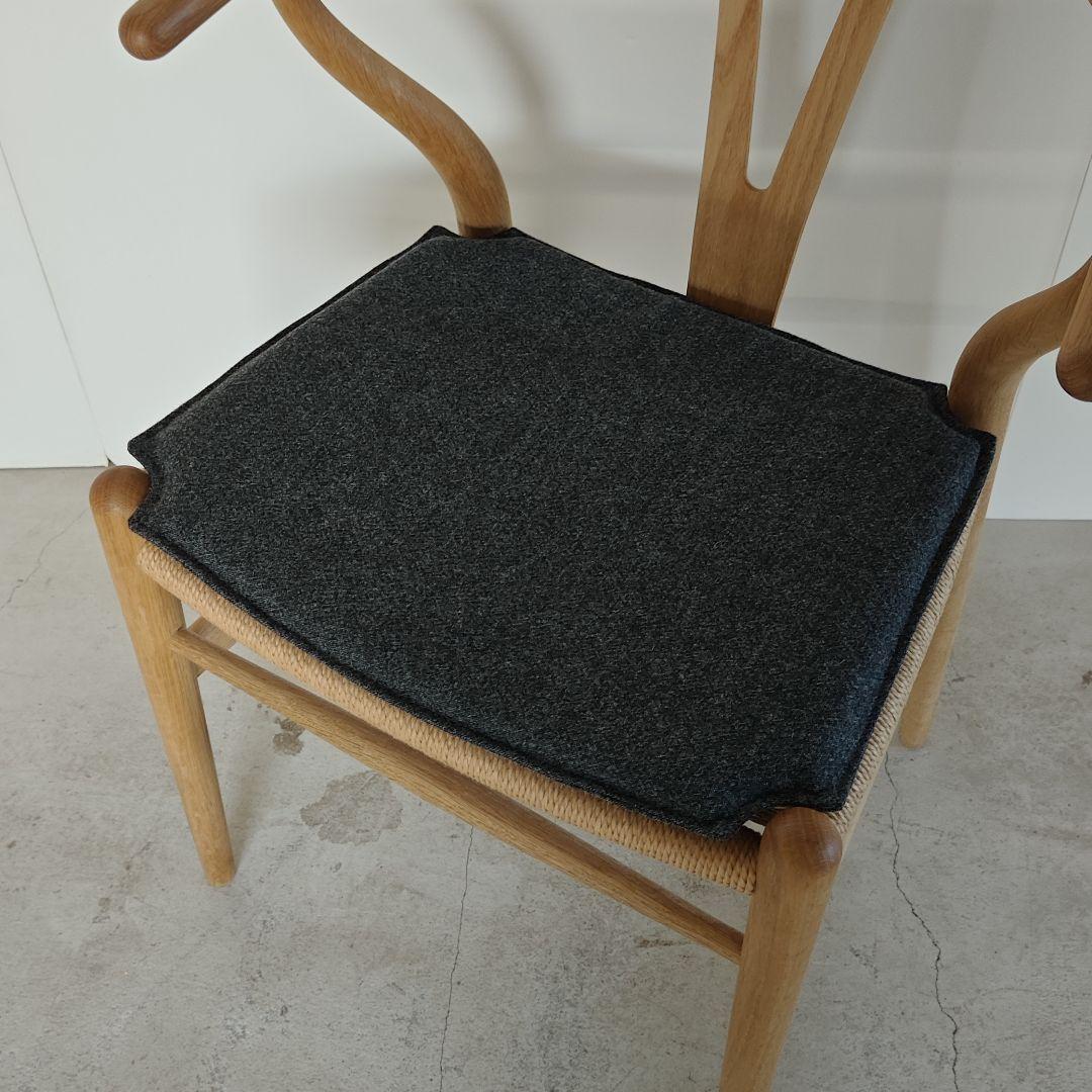 CH24 Yチェア専用 シートクッション　クヴァドラ／メランジェナップ