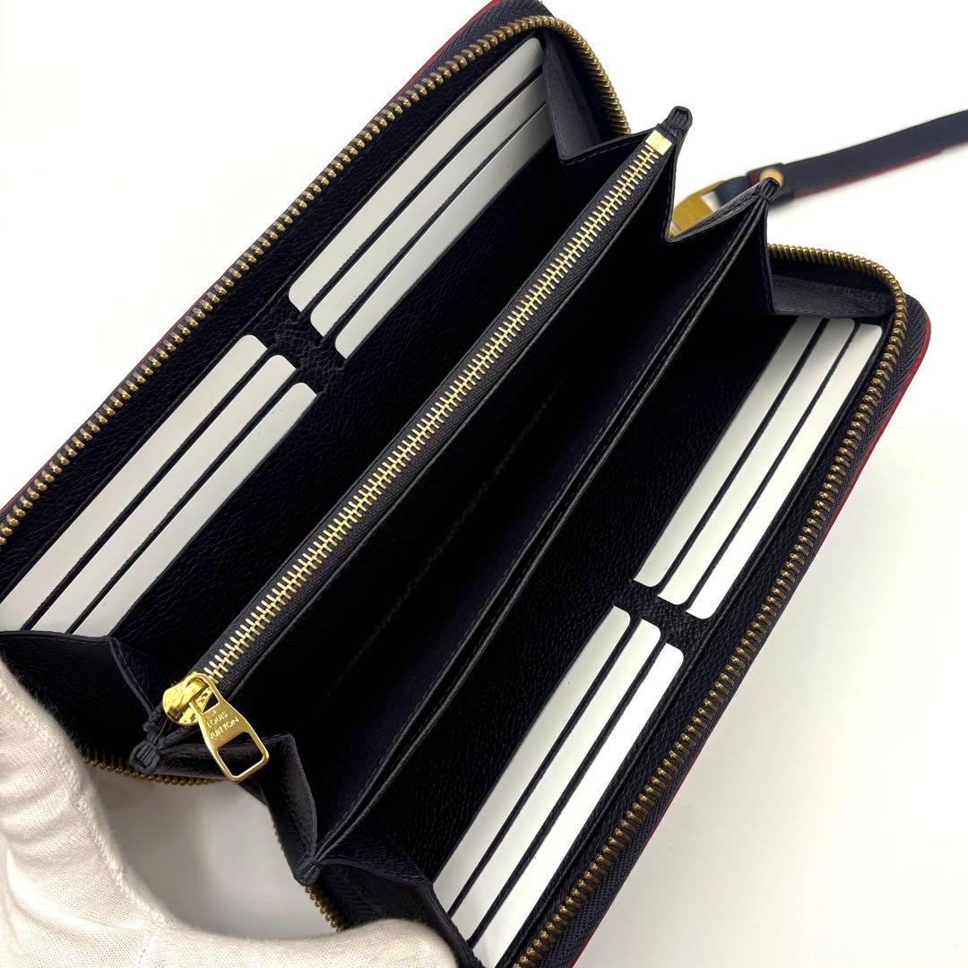 【新型・美品】ルイヴィトン ジッピーウォレット アンプラント マリーヌルージュ