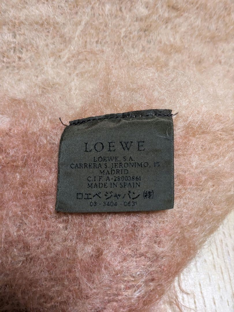 LOEWE　モヘヤ　マフラー