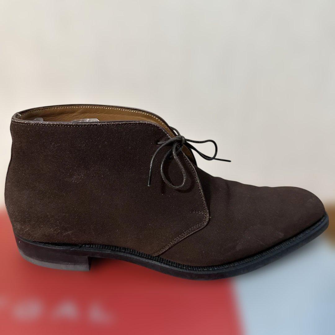 REGAL リーガル ダークブラウン スエード チャッカブーツ ビジネスシューズ