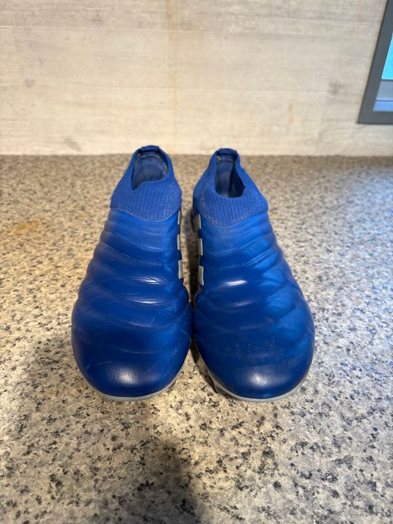 adidas コパ COPA 紐無し サッカーシューズ 青