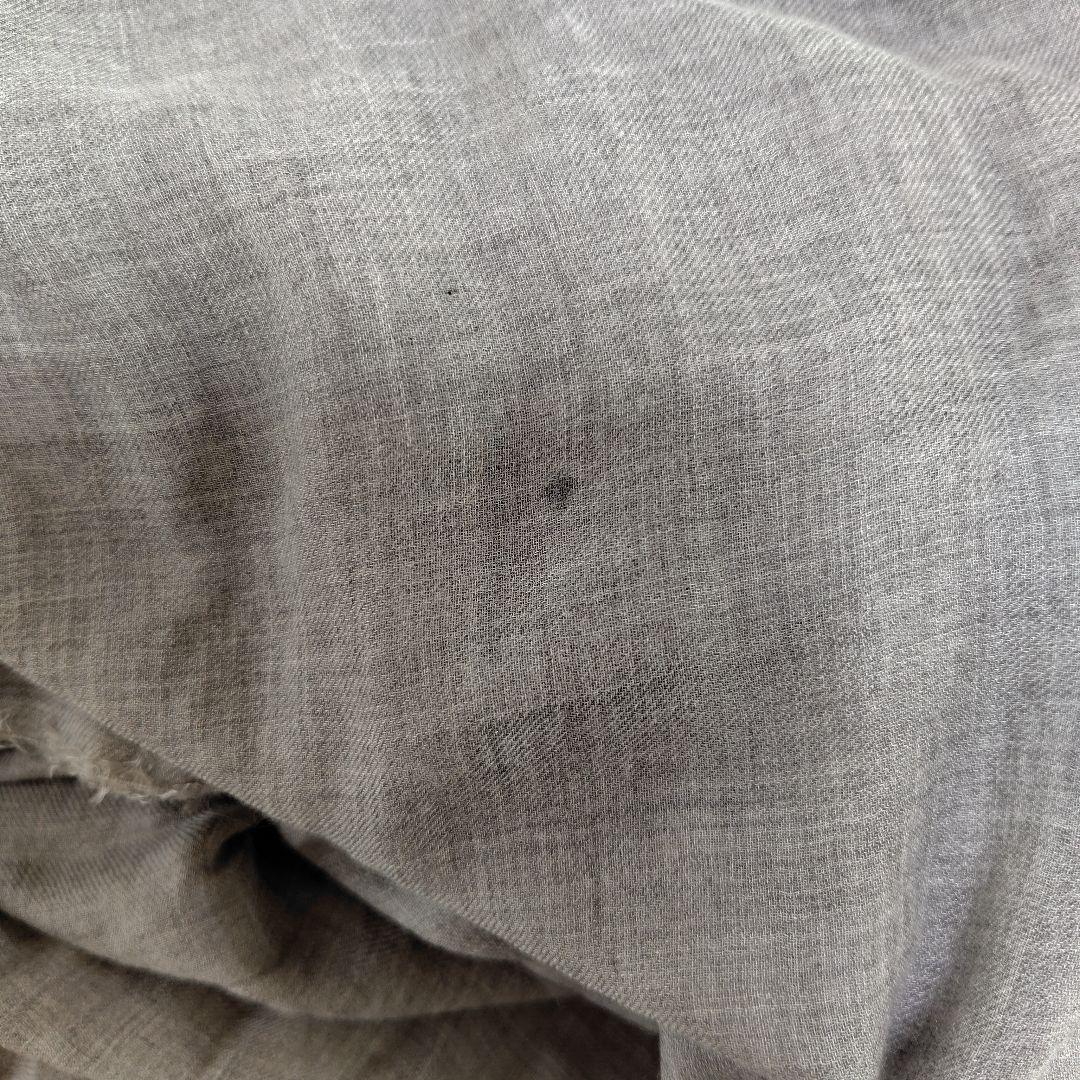 専用です。ファリエロサルティ　アズーラ　グレー ストール フリンジ付き