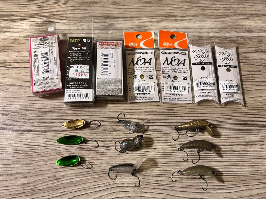 ロデオクラフト　エリアトラウトルアーセット