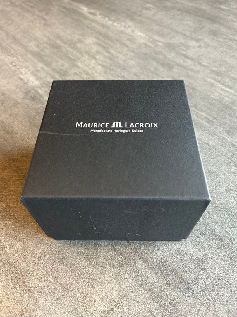 【希少】Maurice Lacroix 自動巻き腕時計 ブラックシェル