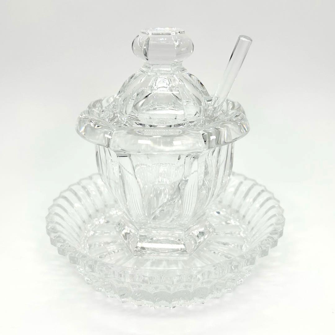 Baccarat バカラ シュガーポット スプーン 小皿 セット