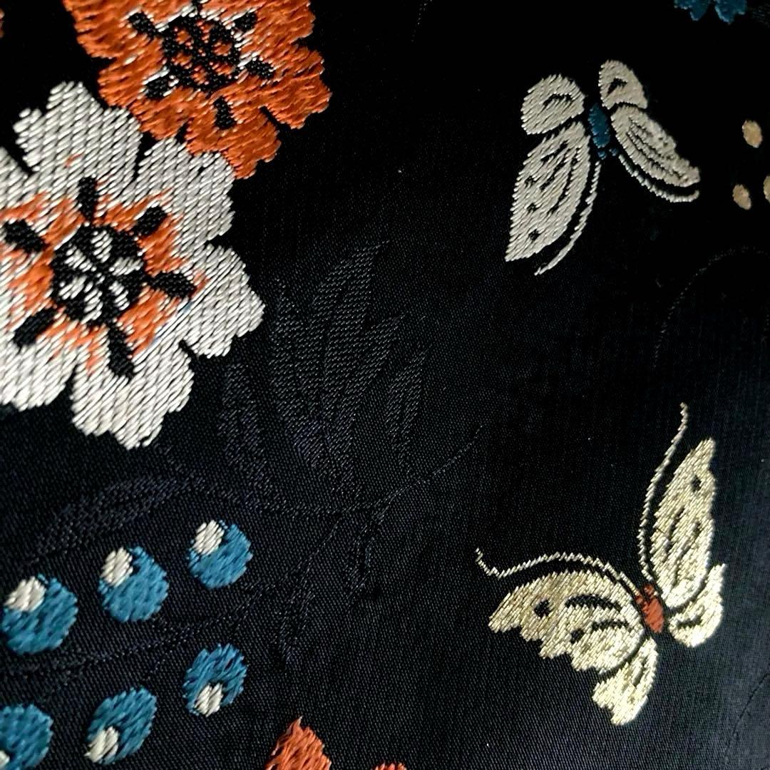 coco©️ アンティーク名古屋帯　蝶々の織り出し　地紋　大正　N7-30