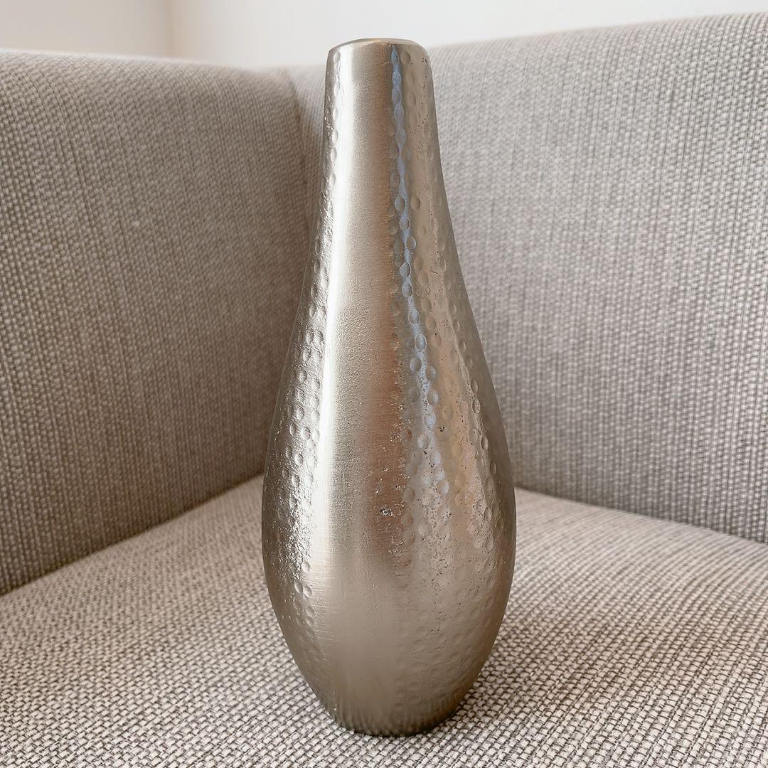 ACTUS シルバーフラワーベース大小