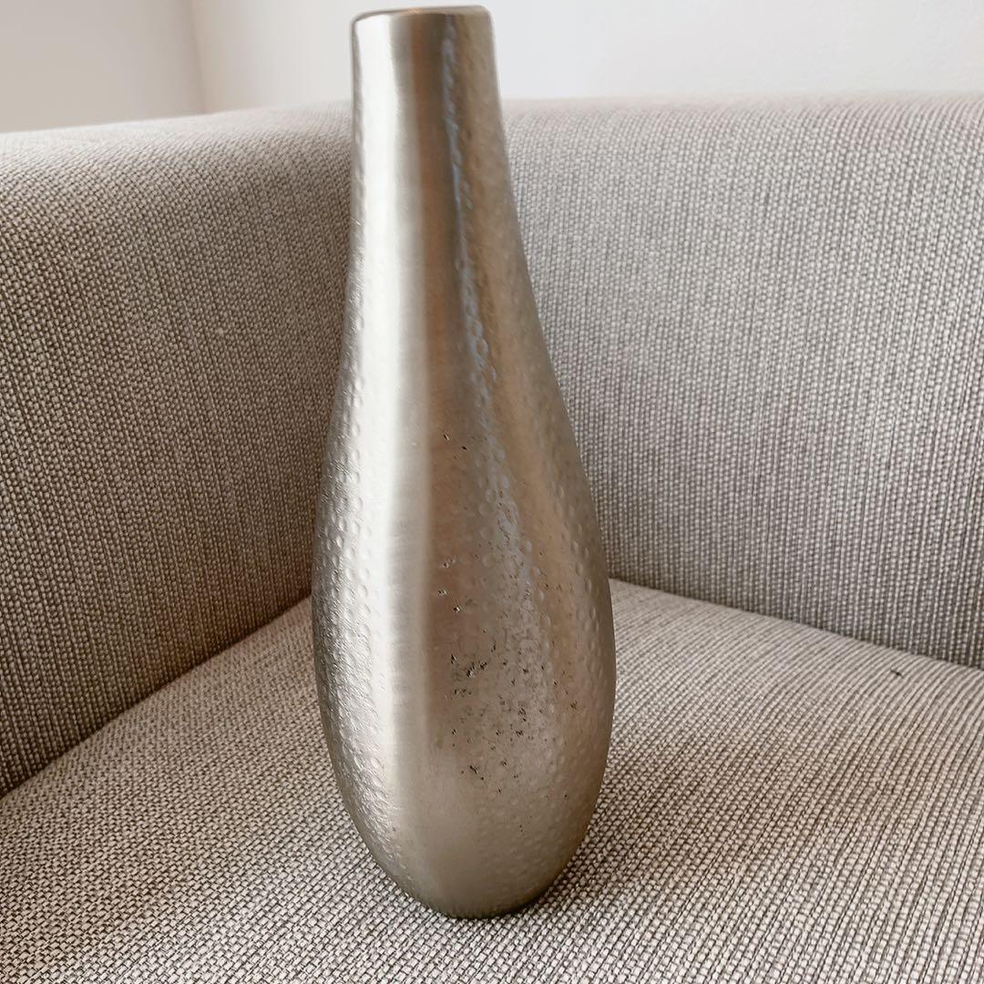 ACTUS シルバーフラワーベース大小