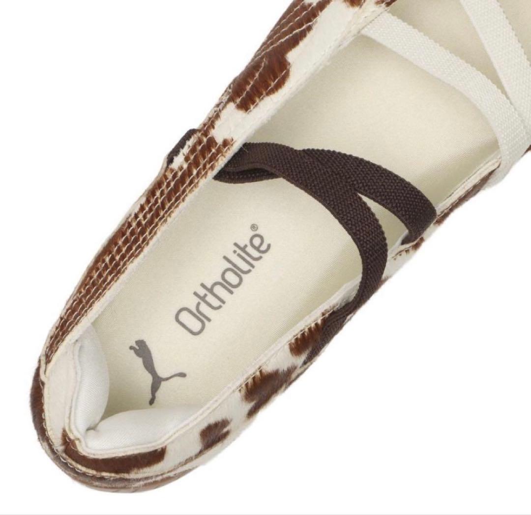 PUMA Ortholite 牛柄 フラットシューズ