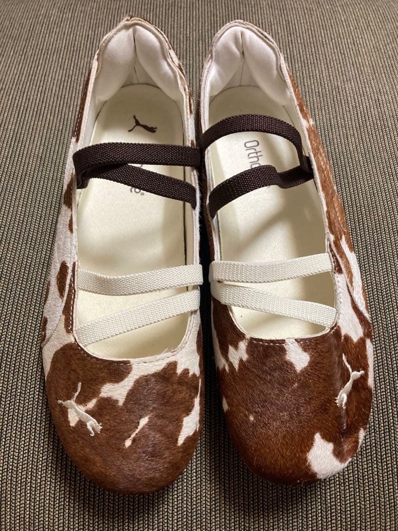 PUMA Ortholite 牛柄 フラットシューズ