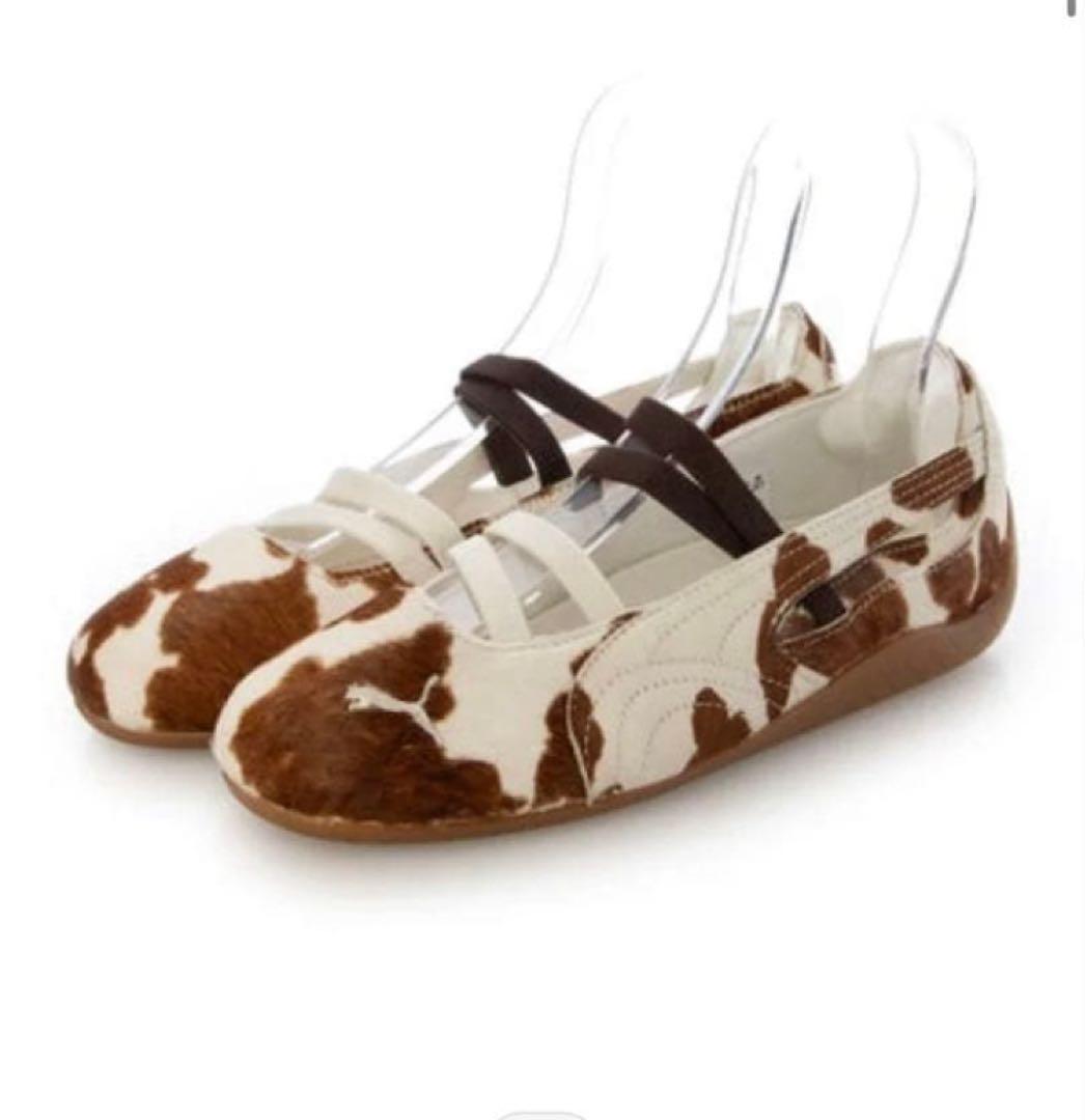 PUMA Ortholite 牛柄 フラットシューズ