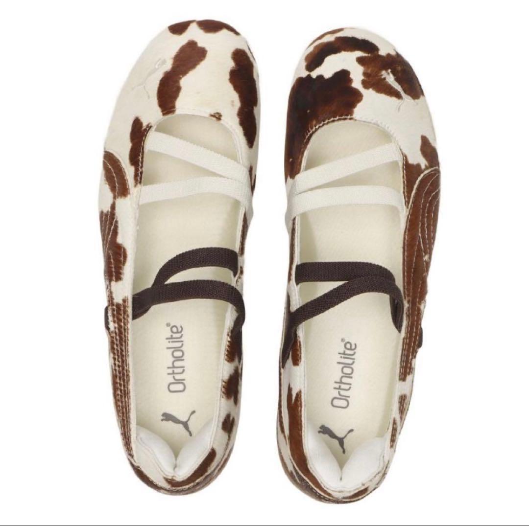 PUMA Ortholite 牛柄 フラットシューズ