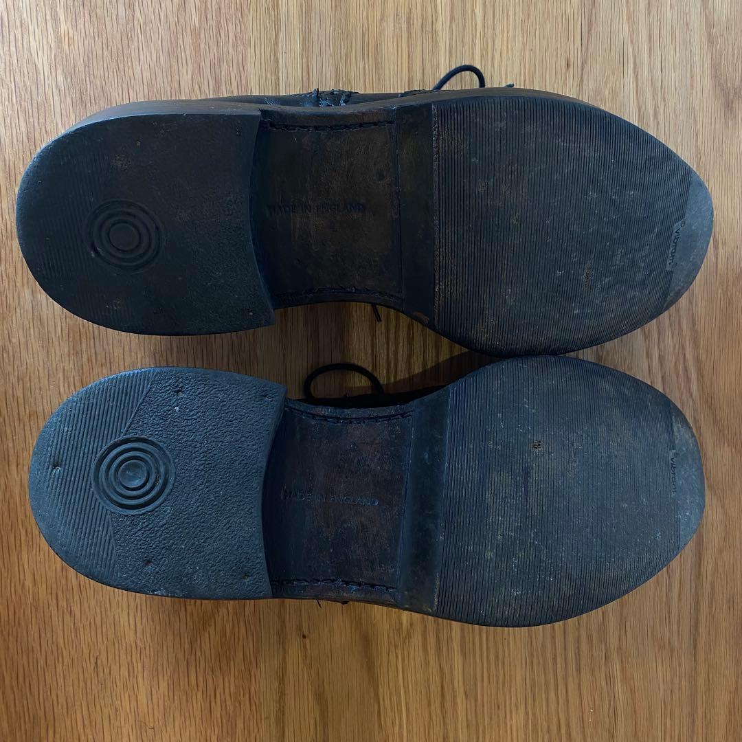 90s Tricker'sトリッカーズ バートン フルブローグダービーUK8.5