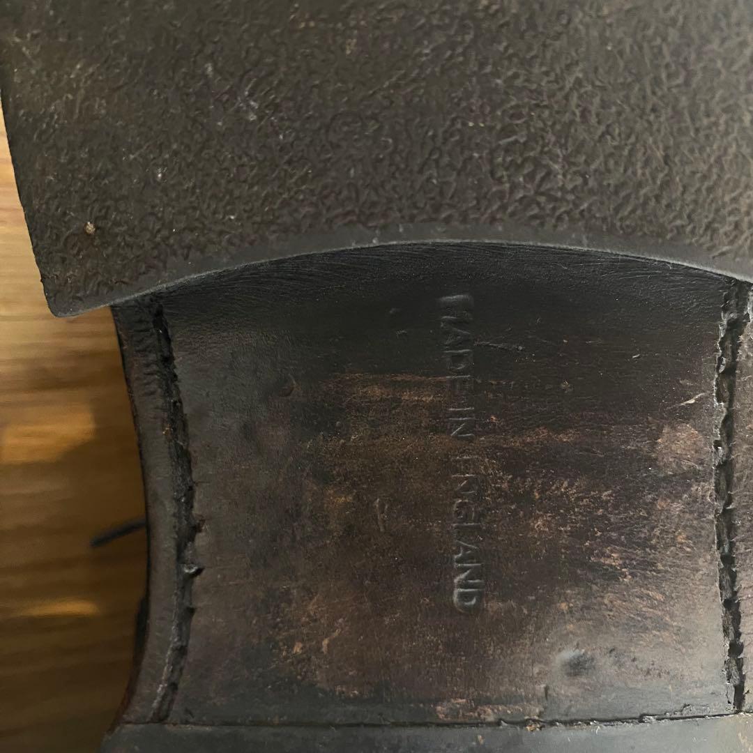 90s Tricker'sトリッカーズ バートン フルブローグダービーUK8.5