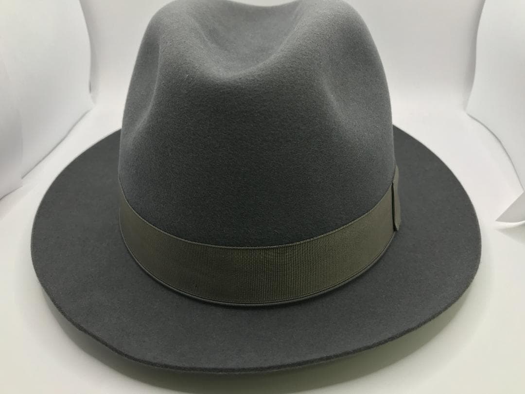 途轍もなく世界最高峰すぎる‼Borsalino グレー ファーフェルトハット