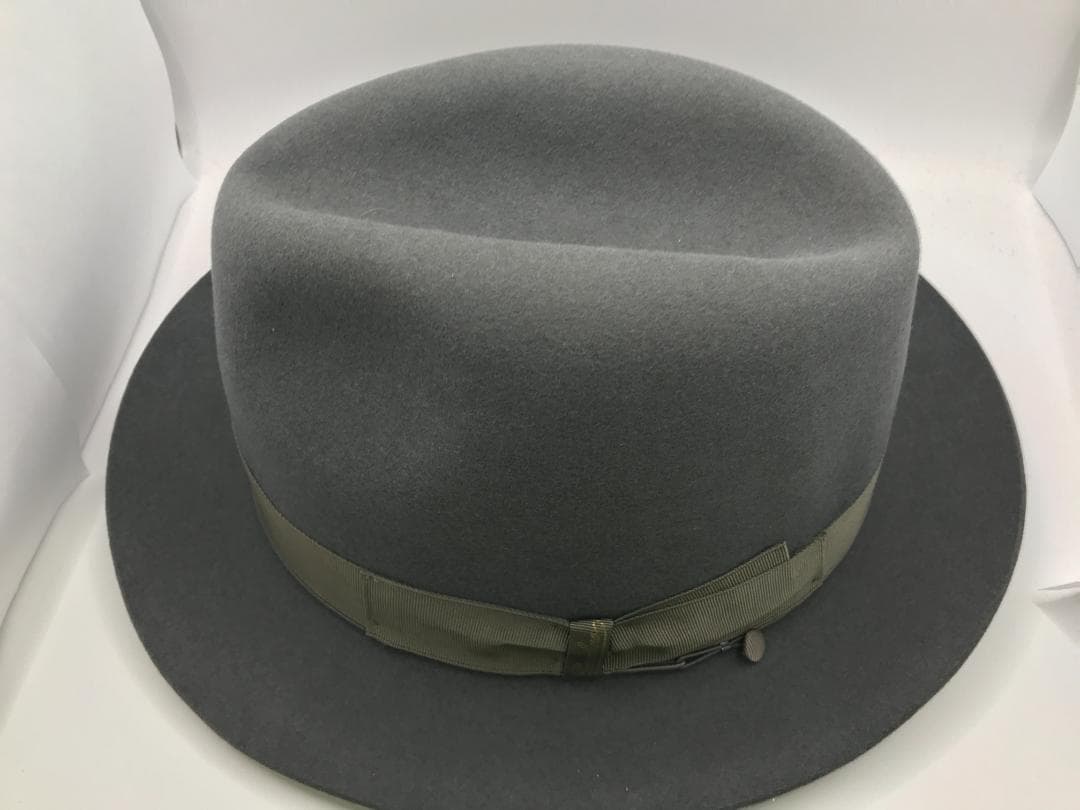 途轍もなく世界最高峰すぎる‼Borsalino グレー ファーフェルトハット