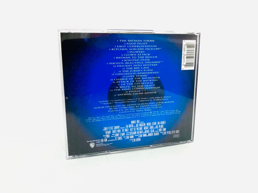 【新品同様】映画『バットマン』シリーズ4作品サントラCD／廃盤／希少プレミア盤