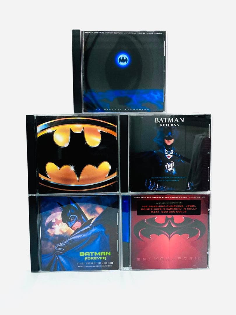 【新品同様】映画『バットマン』シリーズ4作品サントラCD／廃盤／希少プレミア盤
