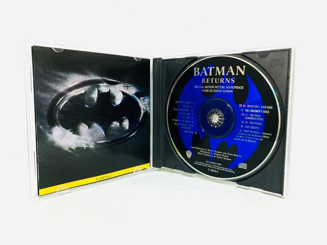 【新品同様】映画『バットマン』シリーズ4作品サントラCD／廃盤／希少プレミア盤