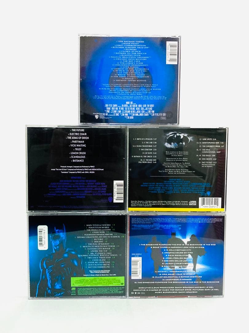 【新品同様】映画『バットマン』シリーズ4作品サントラCD／廃盤／希少プレミア盤
