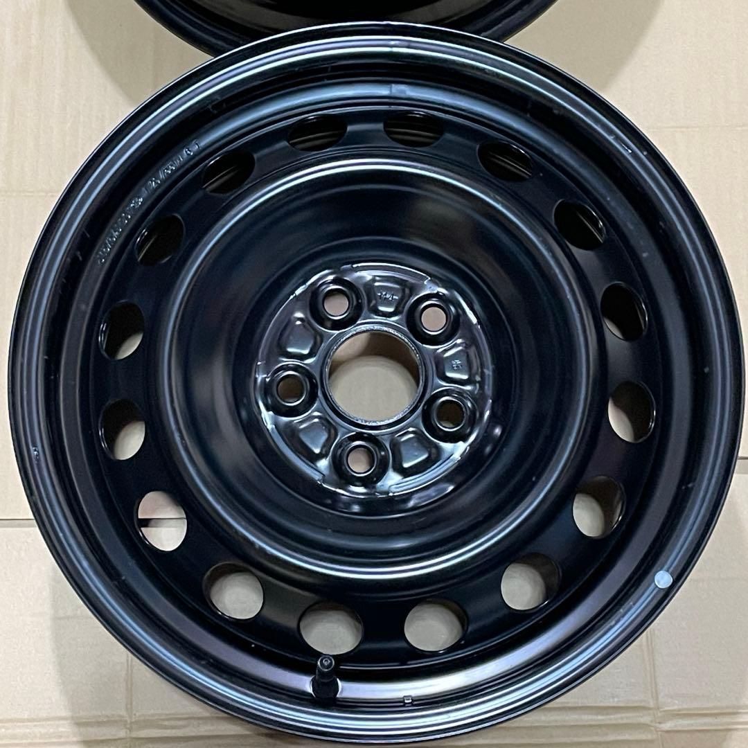 ①超メルカリ市期間中セール【送料込】シエンタ　納車外し　鉄ホイール　2本