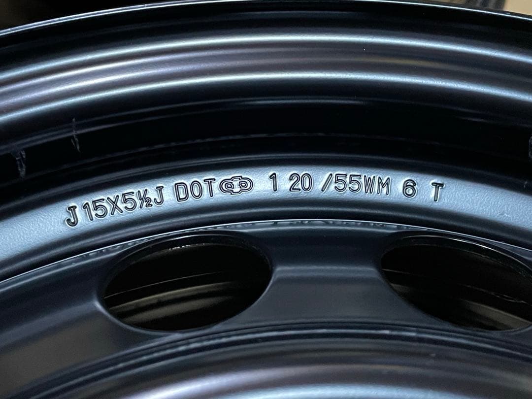 ①超メルカリ市期間中セール【送料込】シエンタ　納車外し　鉄ホイール　2本