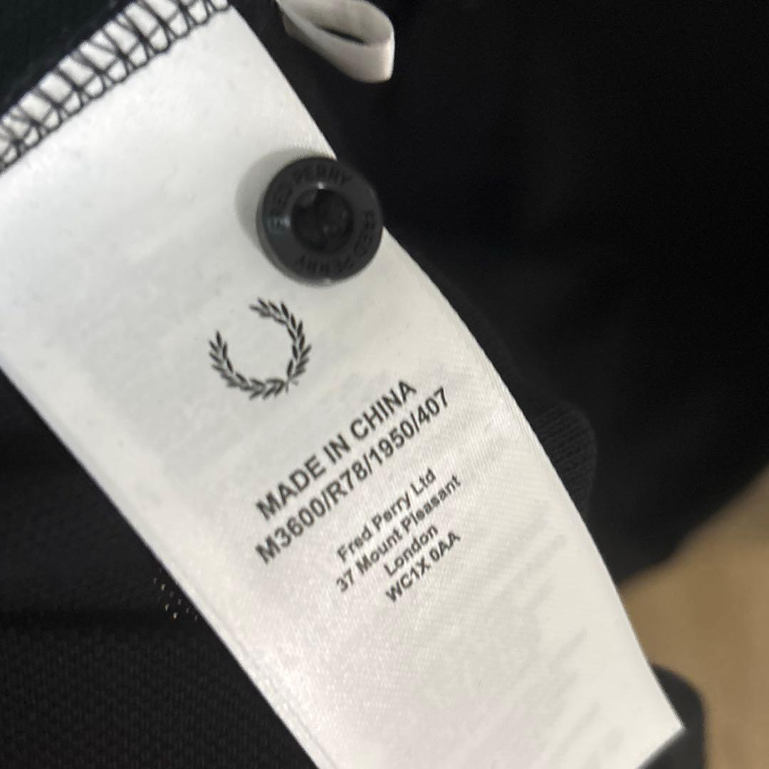 フレッドペリー M3600 ポロシャツ L 黒