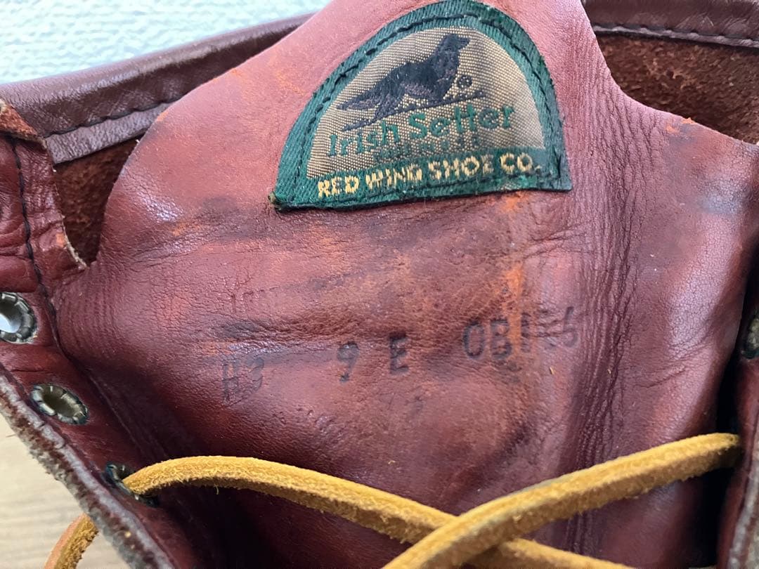 【9E 半円犬タグ 93年】レッドウィング 875 アイリッシュセッター