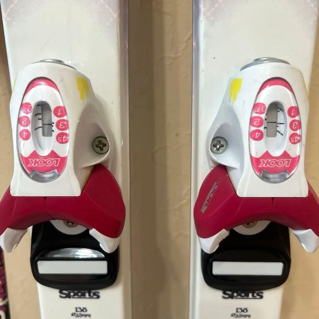 ◾️カービングスキーセット　スキー板138㎝　ブーツ　24㎝　子供用　ジュニア用