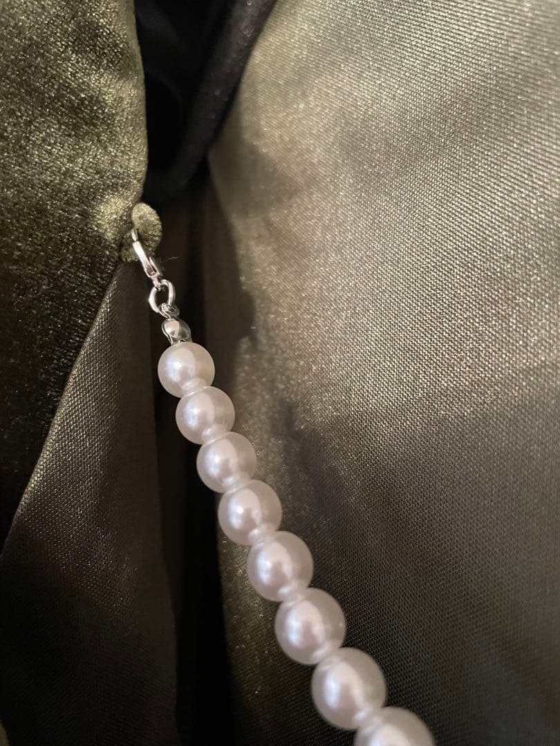 スーツ・フォーマル・ドレス (AMERI) BACK OPEN PEARL VELOUR DRESS