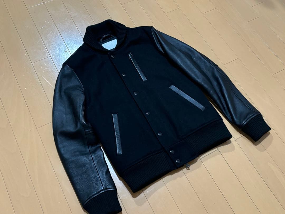 定価33000円 アーバンリサーチiD メルトンラムレザースタジャン